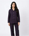 Linen Pajama Suit - Blushy Heart - Red